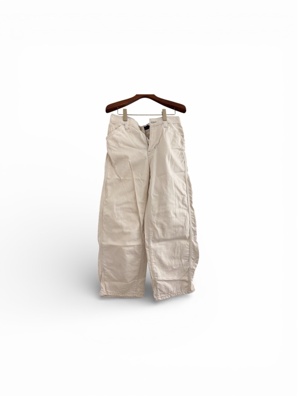 Alex Mill barrel-Leg Pants in Light Beige